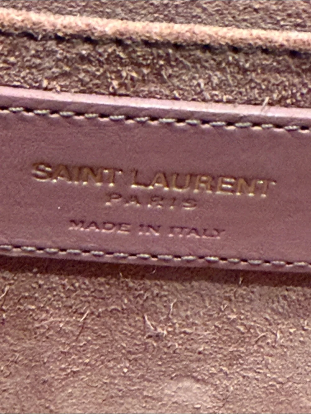 Authentic YSL Pink Leather Clutch